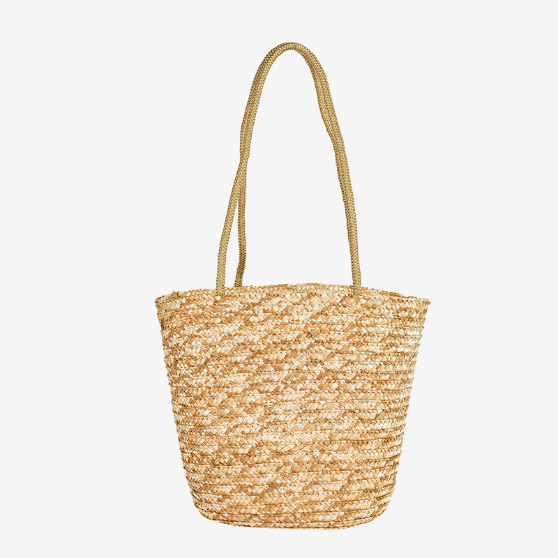 Damen Geflochtene Basttasche Karnz