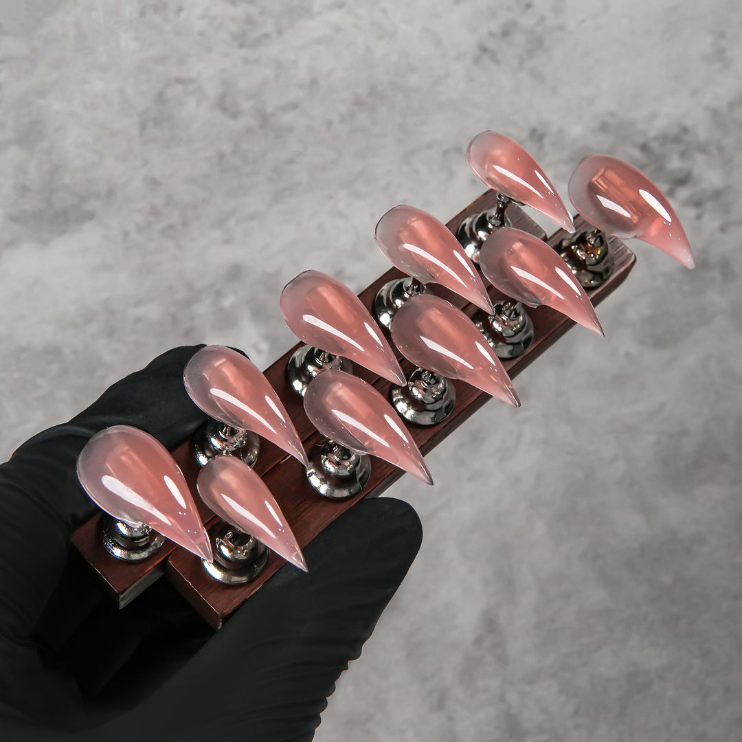 Premium Stiletto Press-On Nägel mit glänzender Oberfläche