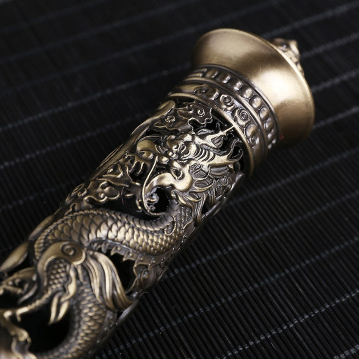 Räuchergefäß mit kompliziertem Drachen-Design Karnz