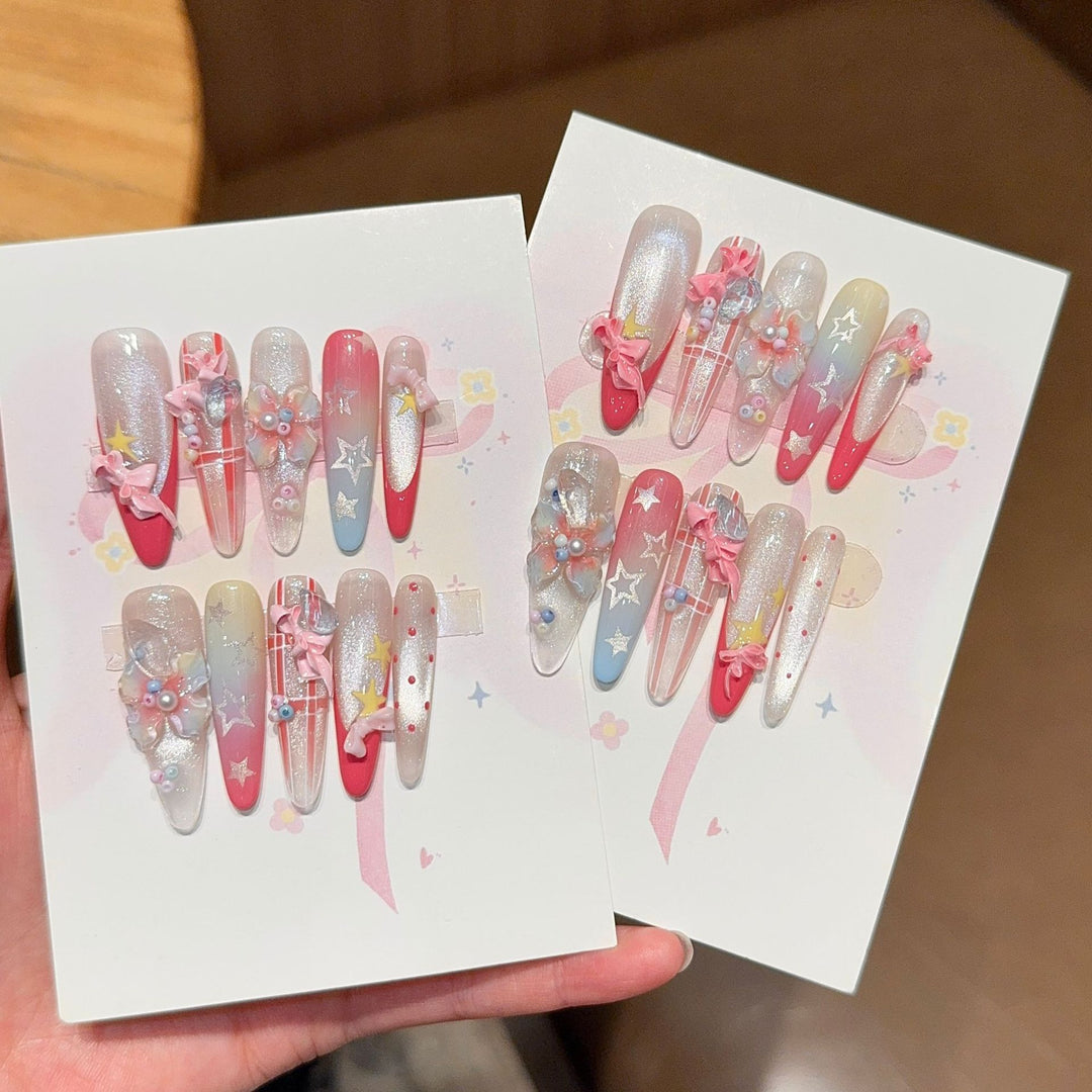 Künstliche Nagelspitzen mit Verspieltem Design Karnz