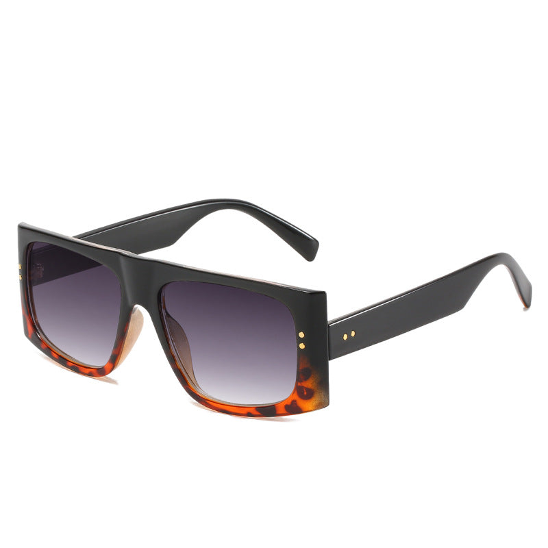 Damen oversized Sonnenbrille mit stylishem, schmalem Rahmen Karnz
