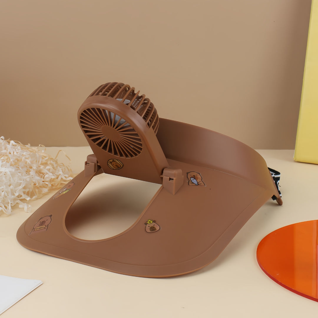 Damen Tragbarer Nackenventilator mit flexibler Halterung und leistungsstarkem Luftstrom Karnz