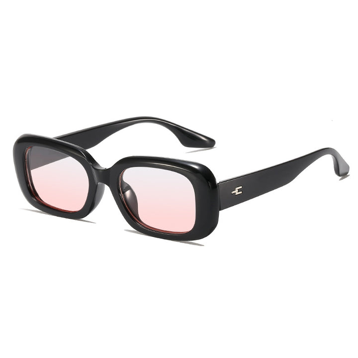 Moderne oversized rechteckige Sonnenbrille Karnz