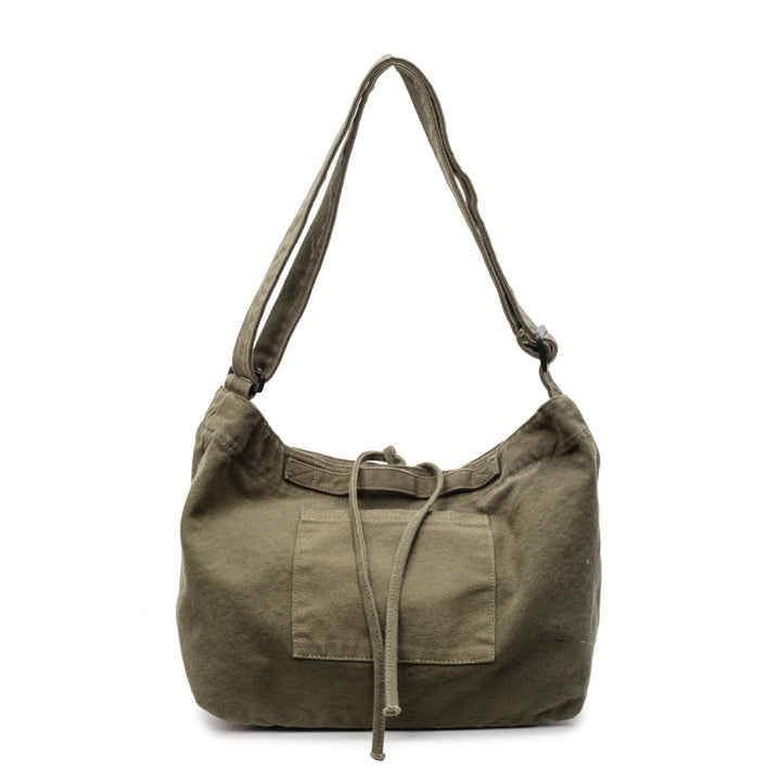 Lässige Zugband-Schultertasche Karnz