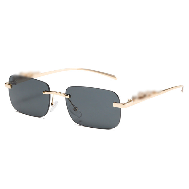 Damen stilvolle rechteckige Sonnenbrille Karnz