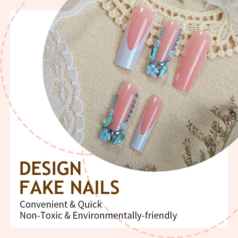 Elegantes Designer Press-On Nail Set