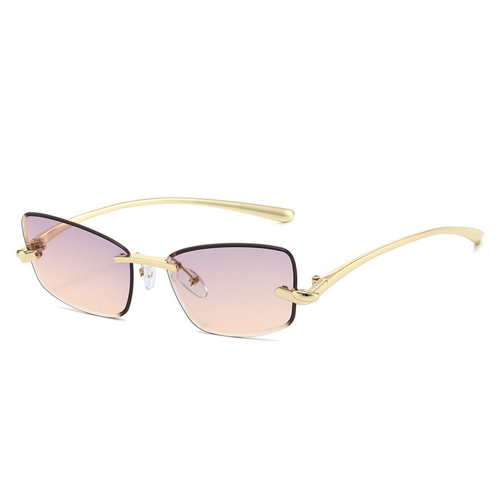 Luxuriöse Sonnenbrille mit weitem Rand Karnz