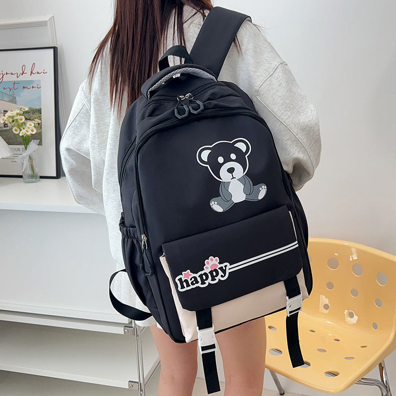 Schulrucksack mit Niedlichem Bärenmotiv Karnz