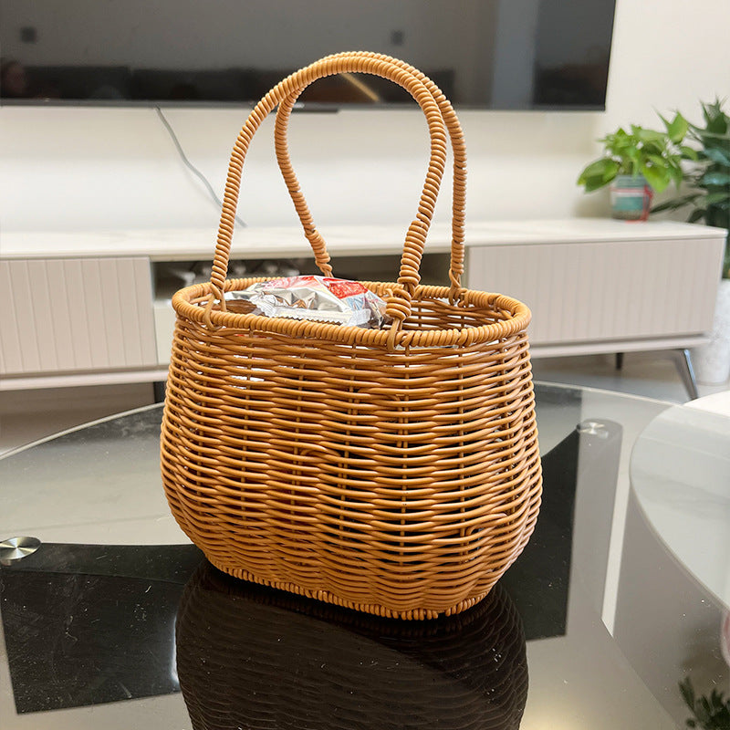 Gewebte Strohtasche Karnz
