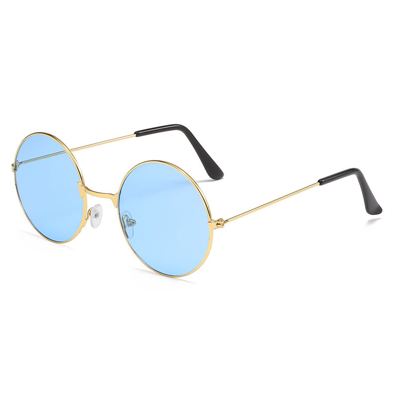 Retro Runde Glas Sonnenbrille Karnz