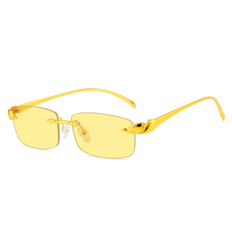 Damen modische Sonnenbrille mit kreativem Rahmen und hochwertigen Gläsern Karnz