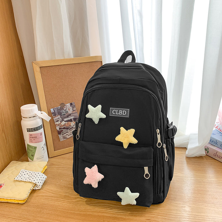 Dekorativer Plüschstern Rucksack