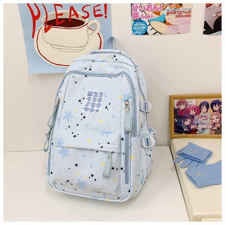 Verspielter Rucksack mit Sternenmotiven und Praktischen Funktionen Karnz