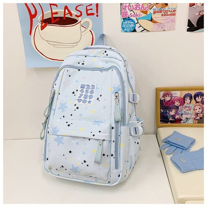 Verspielter Rucksack mit Sternenmotiven und Praktischen Funktionen Karnz