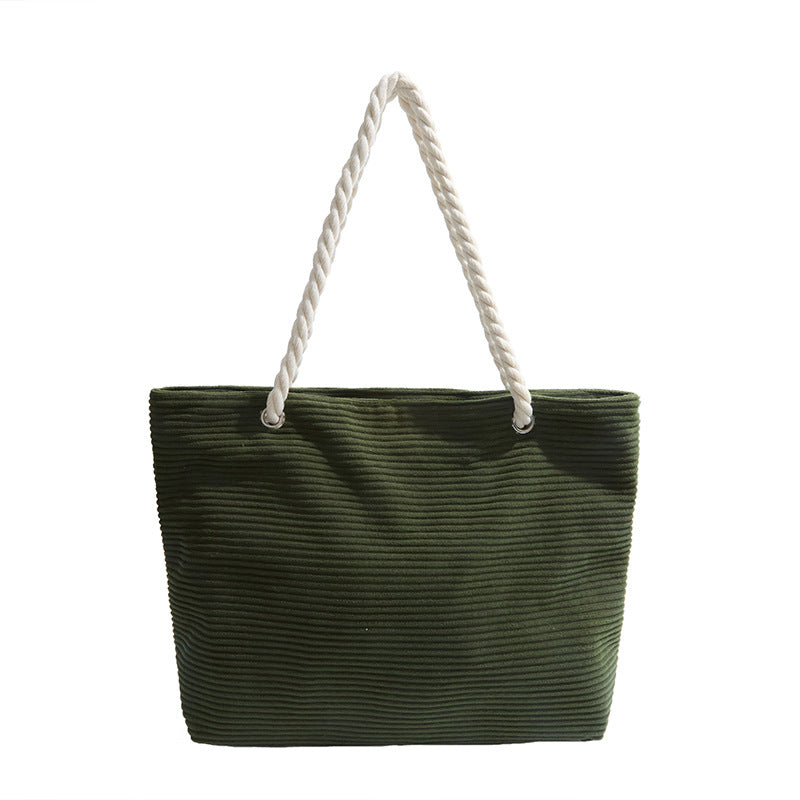 Stylische strukturierte Strandtasche Karnz