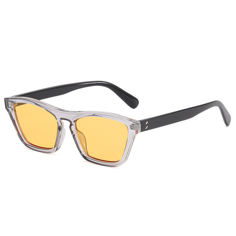 Damen modische Sonnenbrille im trendigen geometrischen Design Karnz