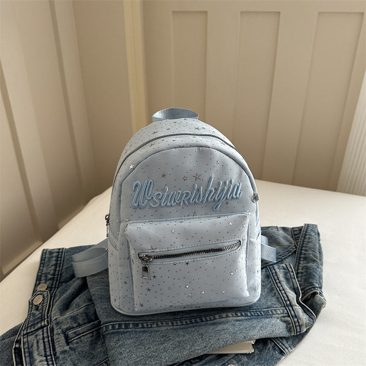 Stylischer Stern-Beschmückter Mini-Rucksack