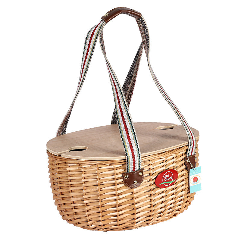 Damen Picknickkorb mit praktischem Klapptisch Karnz