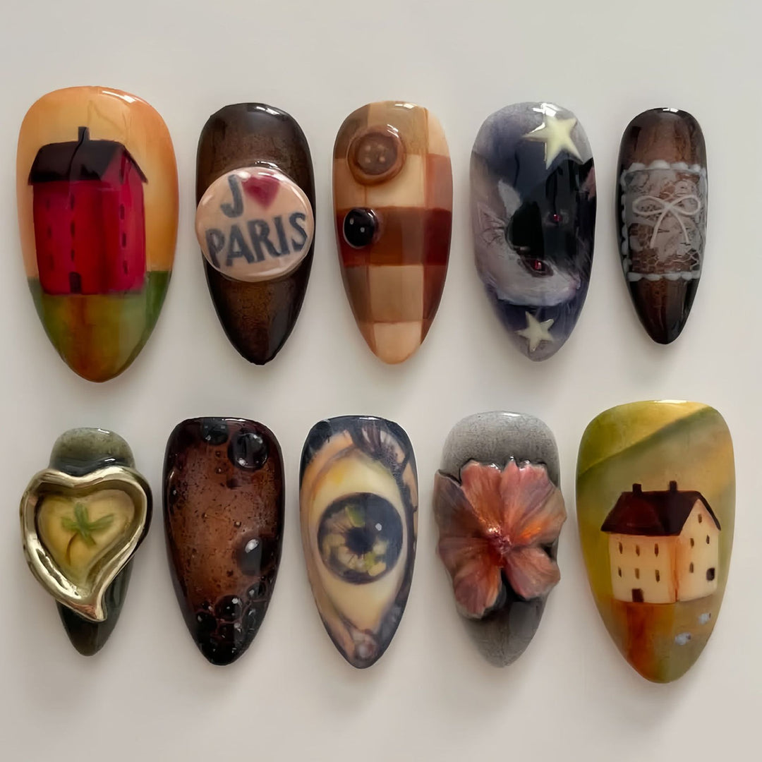 Thematic Artisan Press-On Nail Set Karnz