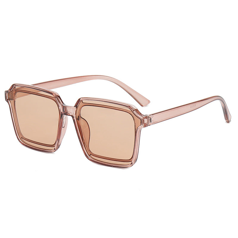 Damen elegante quadratische Sonnenbrille mit robustem Rahmen Karnz