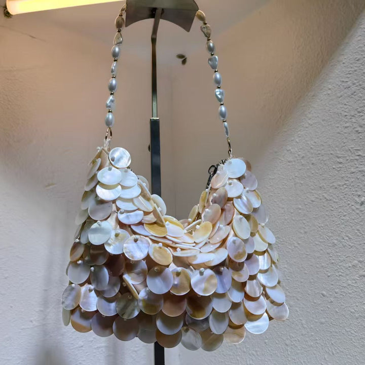 Shell Beaded Handtasche Karnz