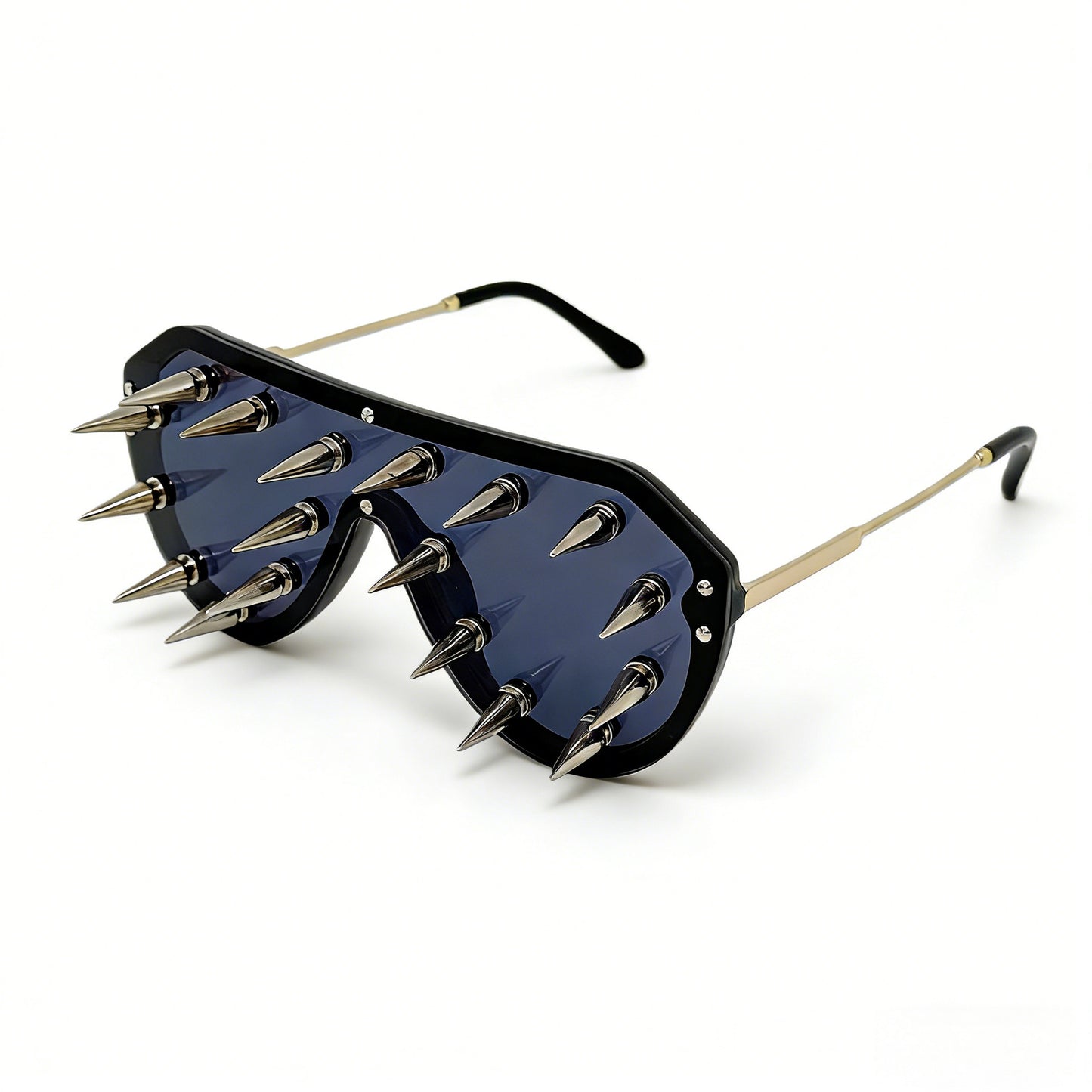 Damen auffällige Design-Sonnenbrille mit Spikes Karnz