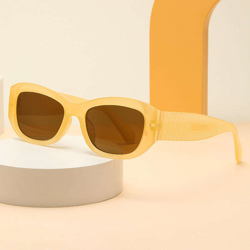 Damen trendige Sonnenbrille mit innovativem Design und komfortablem Rahmen Karnz