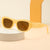 Damen trendige Sonnenbrille mit innovativem Design und komfortablem Rahmen Karnz