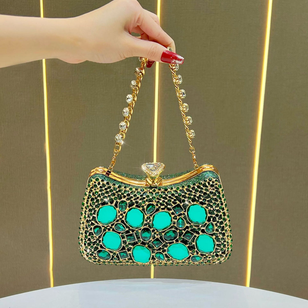 Opulente Bejeweled Abendtasche