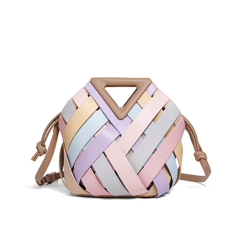 Gewebte Leder-Handtasche Karnz