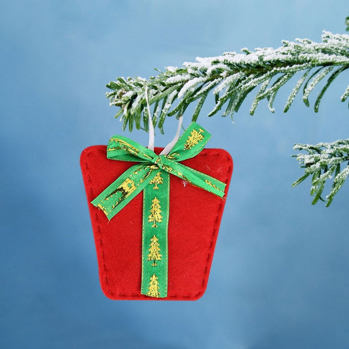 Dekorative Weihnachtsbaumornamente in Rentierform