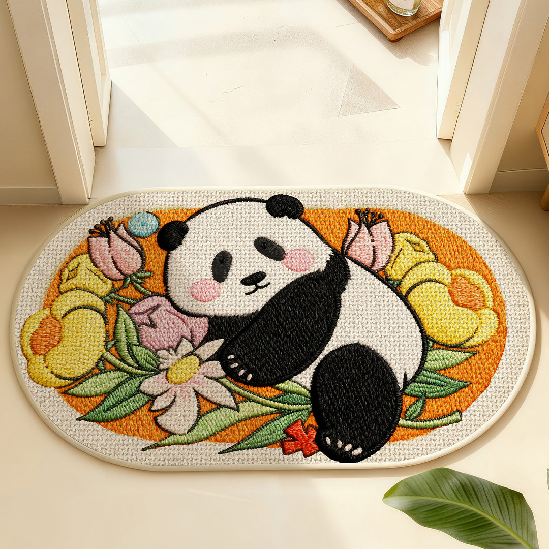 Niedliche Panda-Themen Innen-Dekorationsmatte