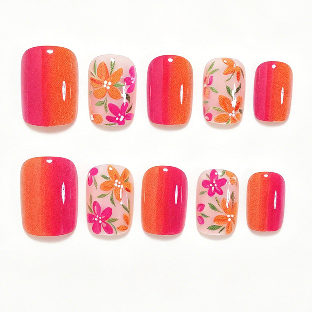 Floral Gel Nagelkunst Tipps Karnz