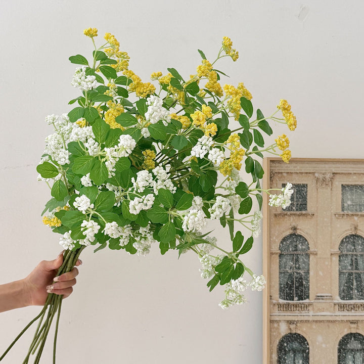 Künstlicher Blütenzweig mit lila Blüten Karnz