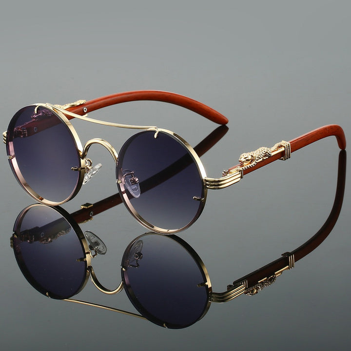 Modische runde Rahmen Sonnenbrille