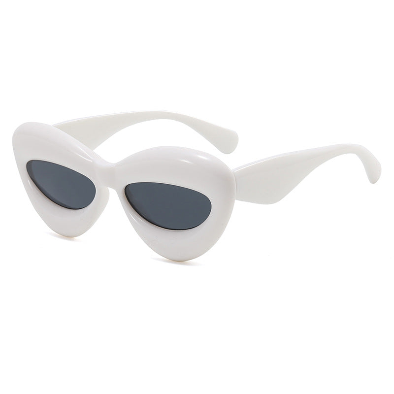 Damen kreative Designer-Sonnenbrille im Cat-Eye-Stil Karnz