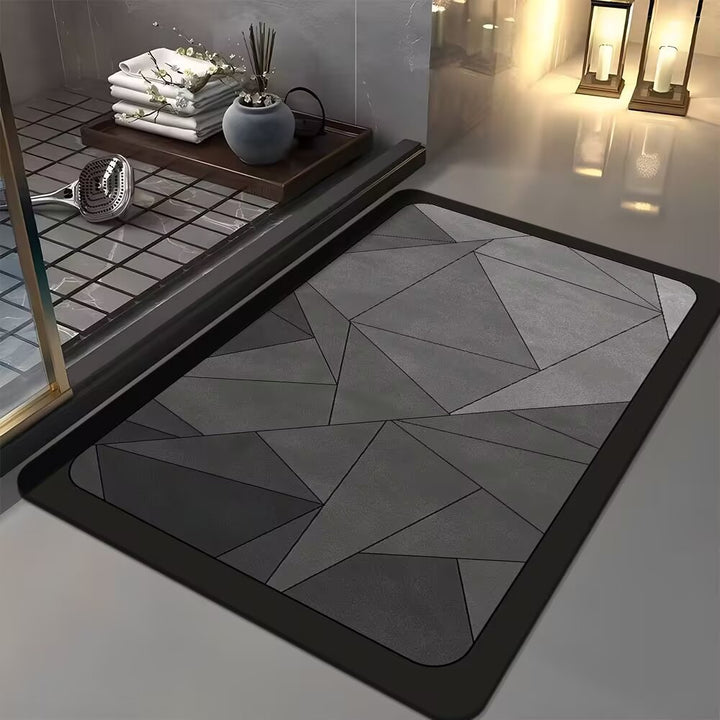 Abstract Geometrisches Design Badezimmermatte