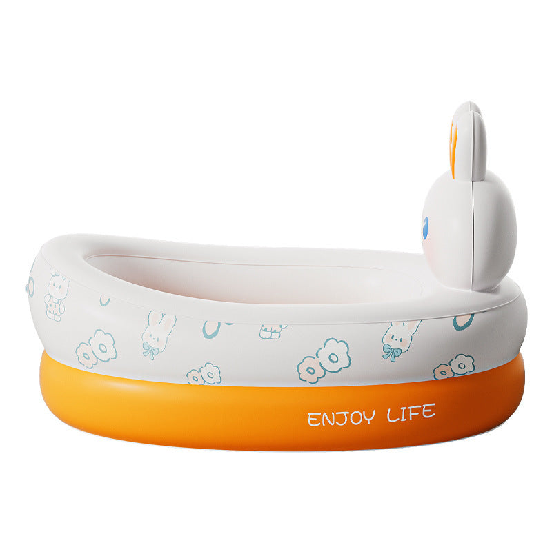 Damen Aufblasbare Baby-Badewanne mit Kuschelmotiv Karnz