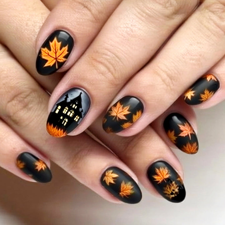 Thematische Saisonale Press-On Nagelkunst Karnz