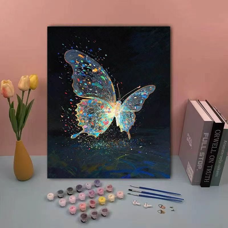 DIY Schmetterling Malen nach Zahlen Set Karnz