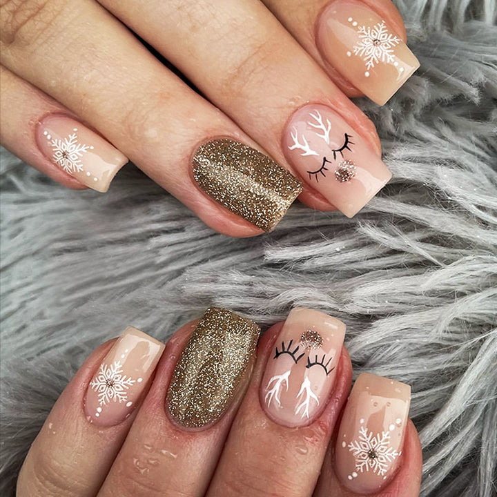 Glitzernde Press-On Nagelkollektion Karnz