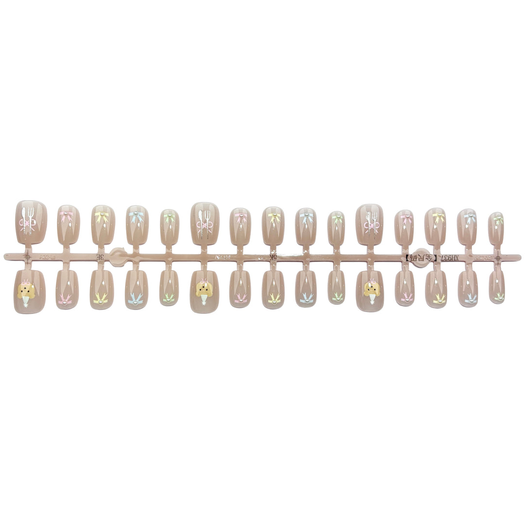 Elegantes Press-On-Nagelset 1790745420
