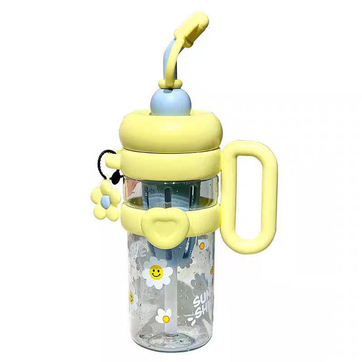Unisex Trinkflasche mit nachfüllbarem Strohhalm Karnz