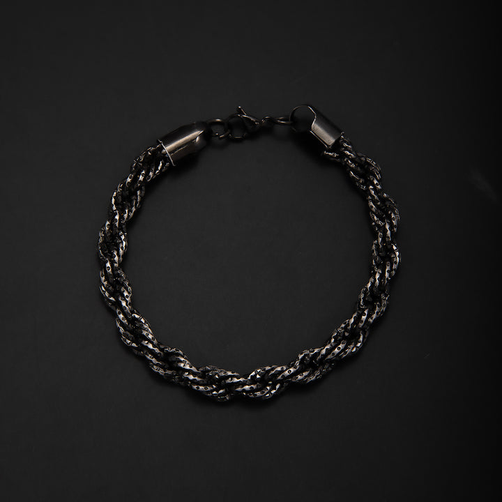Geflochtenes Gold-Statement-Armband Karnz