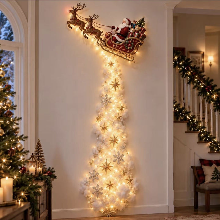 Dekorative Weihnachtsschlitten Karnz