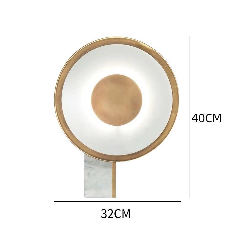 Modern Minimalist Runde Wandlampe