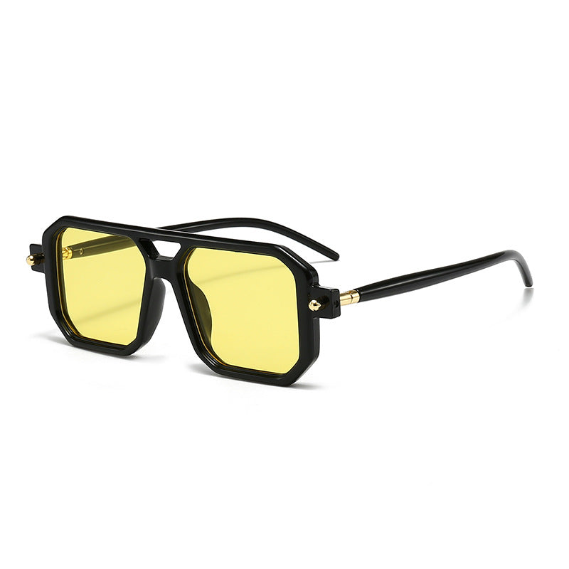 Damen oversized rechteckige Brille Karnz