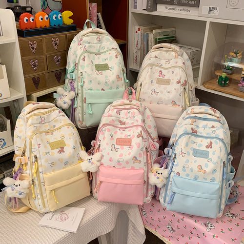 Verspielter Cartoon-Charakter-Rucksack Karnz