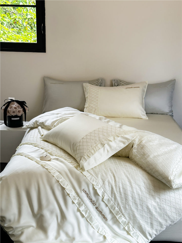 Satin-Bettwäsche-Set