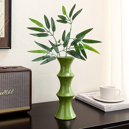 Zeitgenössische Bambus-Style Vase